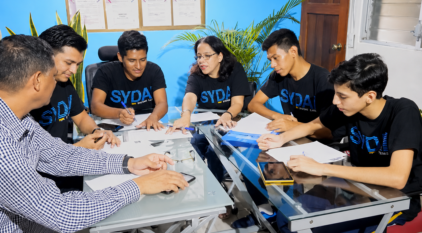 Equipo de SYDAI en oficina